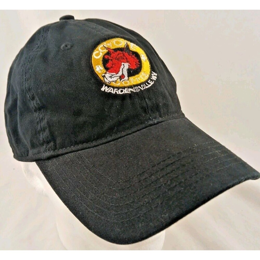 Vintage Early 2000s Coyote Coffee Wardensville, WV Strapback Hat/Cap-EXCELLENT!